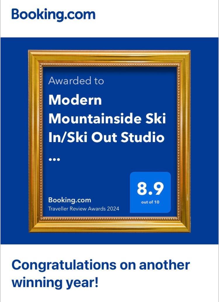 Modern Mountainside Ski In/Ski Out Studio At Blue Apartment Blue Mountains Exterior photo